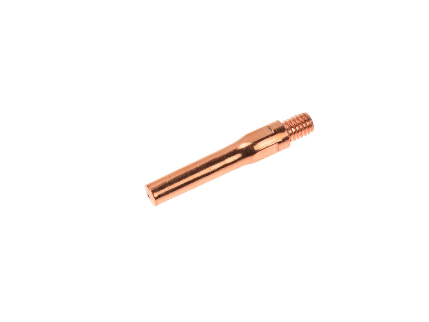 Dlouhá proudová špička fi 1,0 mm M6x45 pro Mag250 – detail závitu M6