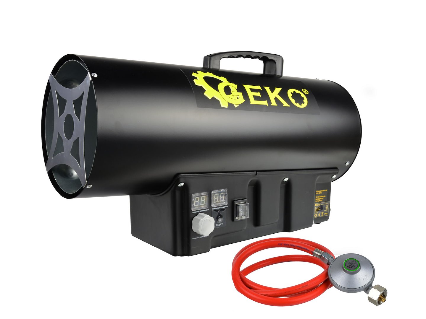 Plynový ohřívač s reduktorem a termostatem 40 kW(1) 1