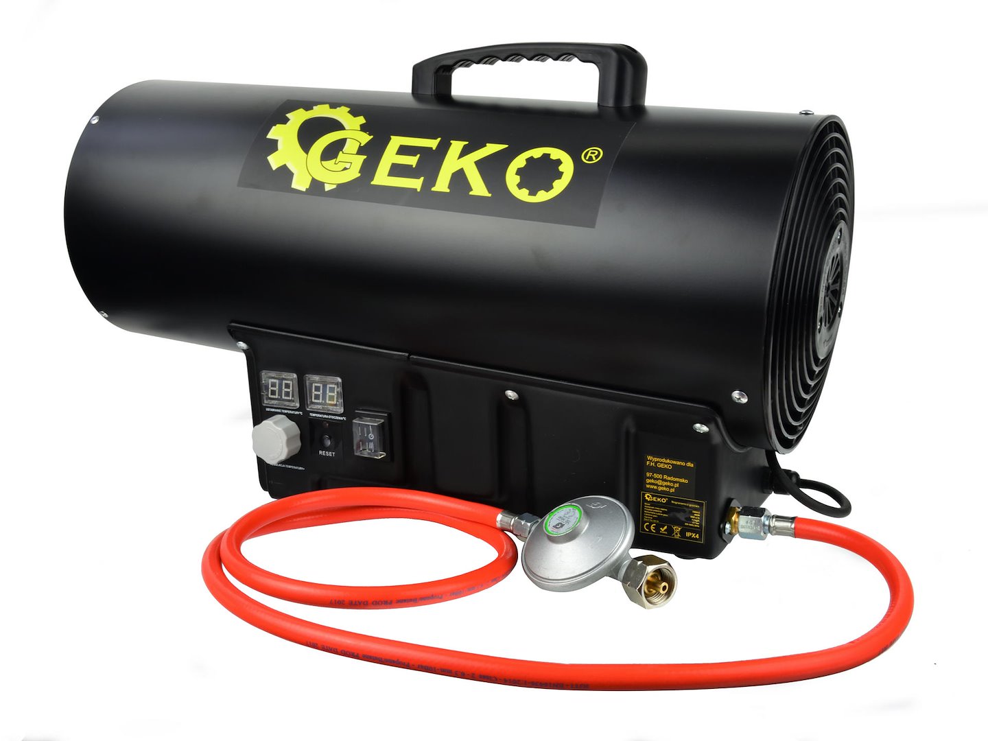 Plynový ohřívač s reduktorem a termostatem 40 kW(1) 2
