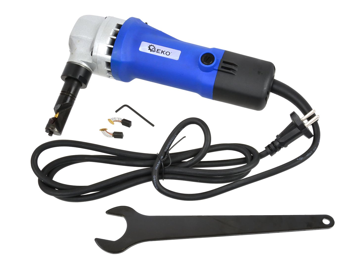 Elektrické nůžky na stříhání plechu Geko G81230 – celkový pohled