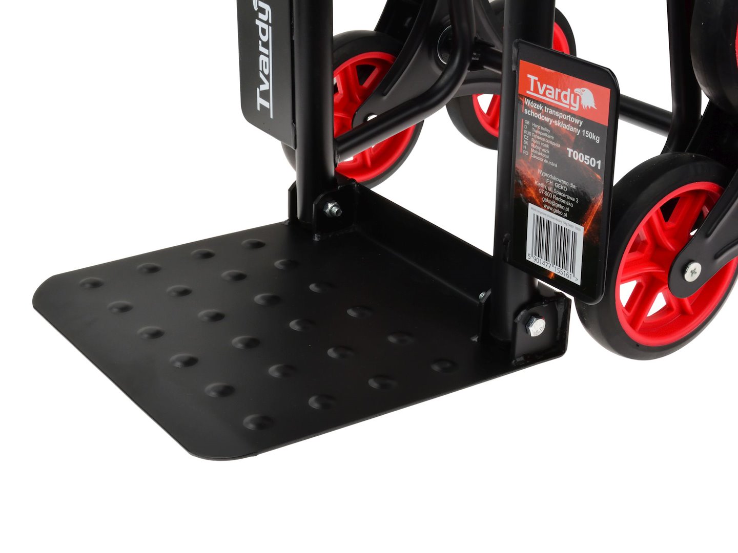 Skládací schodišťový transportní vozík 150 kg TVARDY (1) 5