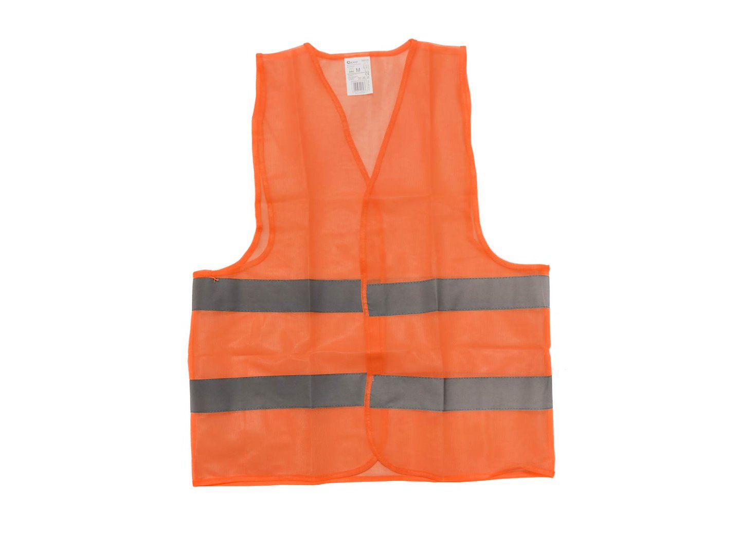 Reflexní vesta BASIC oranžová XXXL – celkový pohled na vestu