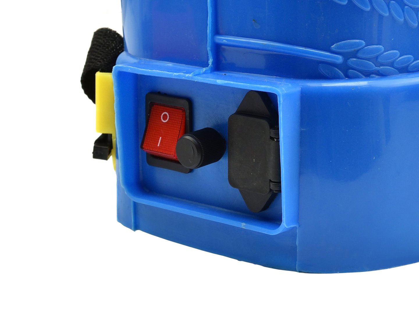 Akumulátorový postřikovač Geko Lehký Blue – detail baterie