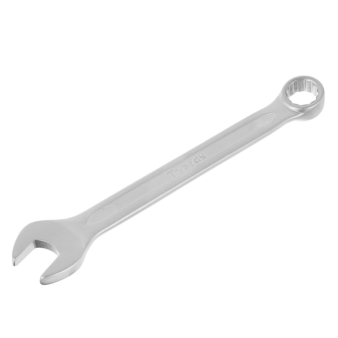Plochý klíč s okem satinovaný 13 mm CRV – detail oka
