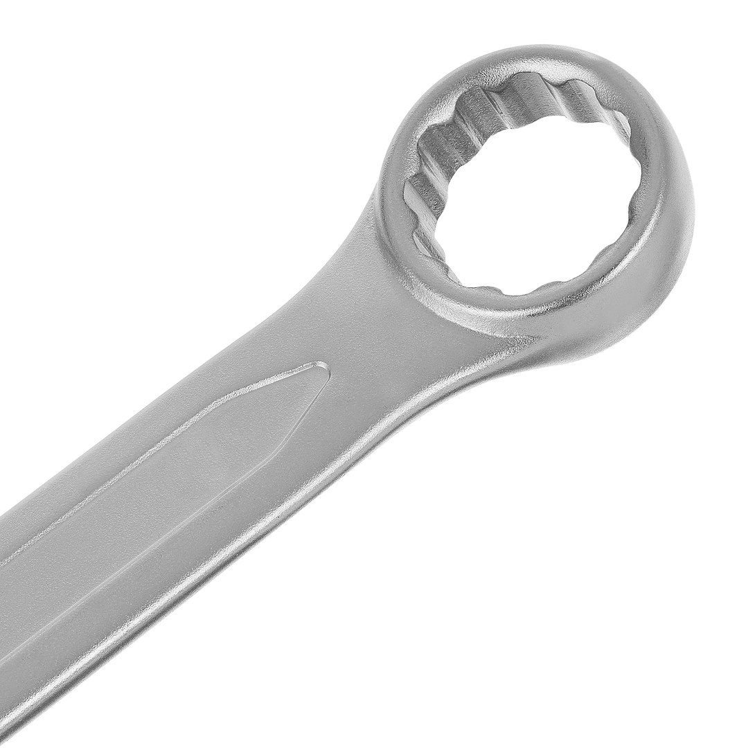 Plochý klíč s okem 18 mm, satinovaný, CRV ocel – Geko DIN 3113A 6