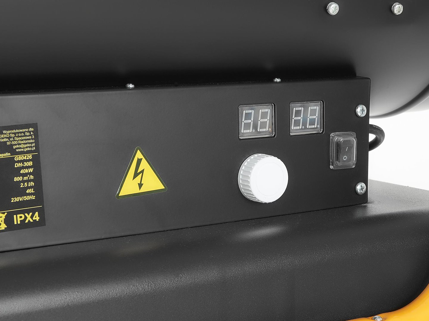 Olejový ohřívač s odvodem spalin 40 kW (1) 4