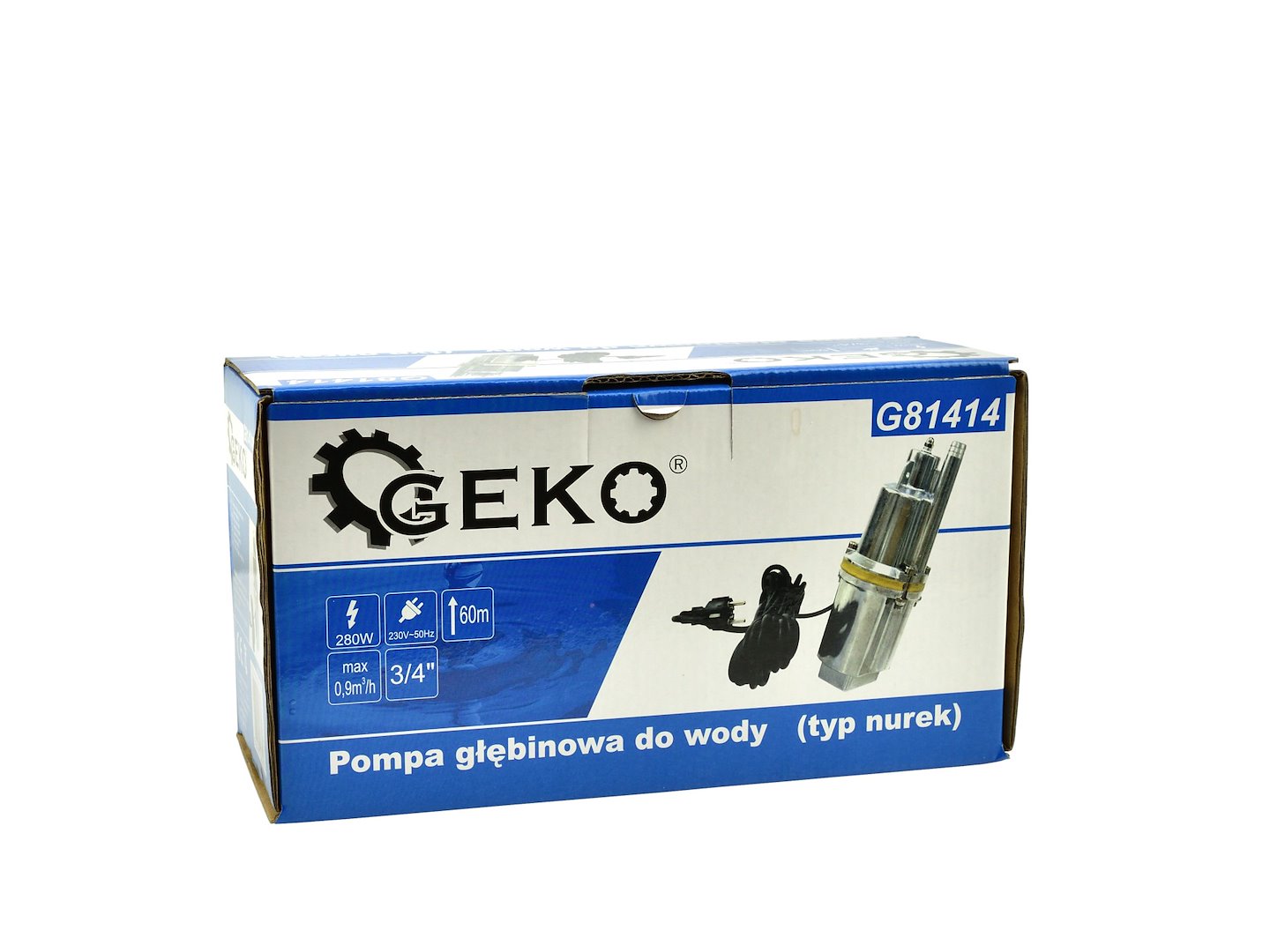Hlubinné čerpadlo na vodu Geko G81414 – potápěčský typ, výkon 280 W, výtlak 60 m 5