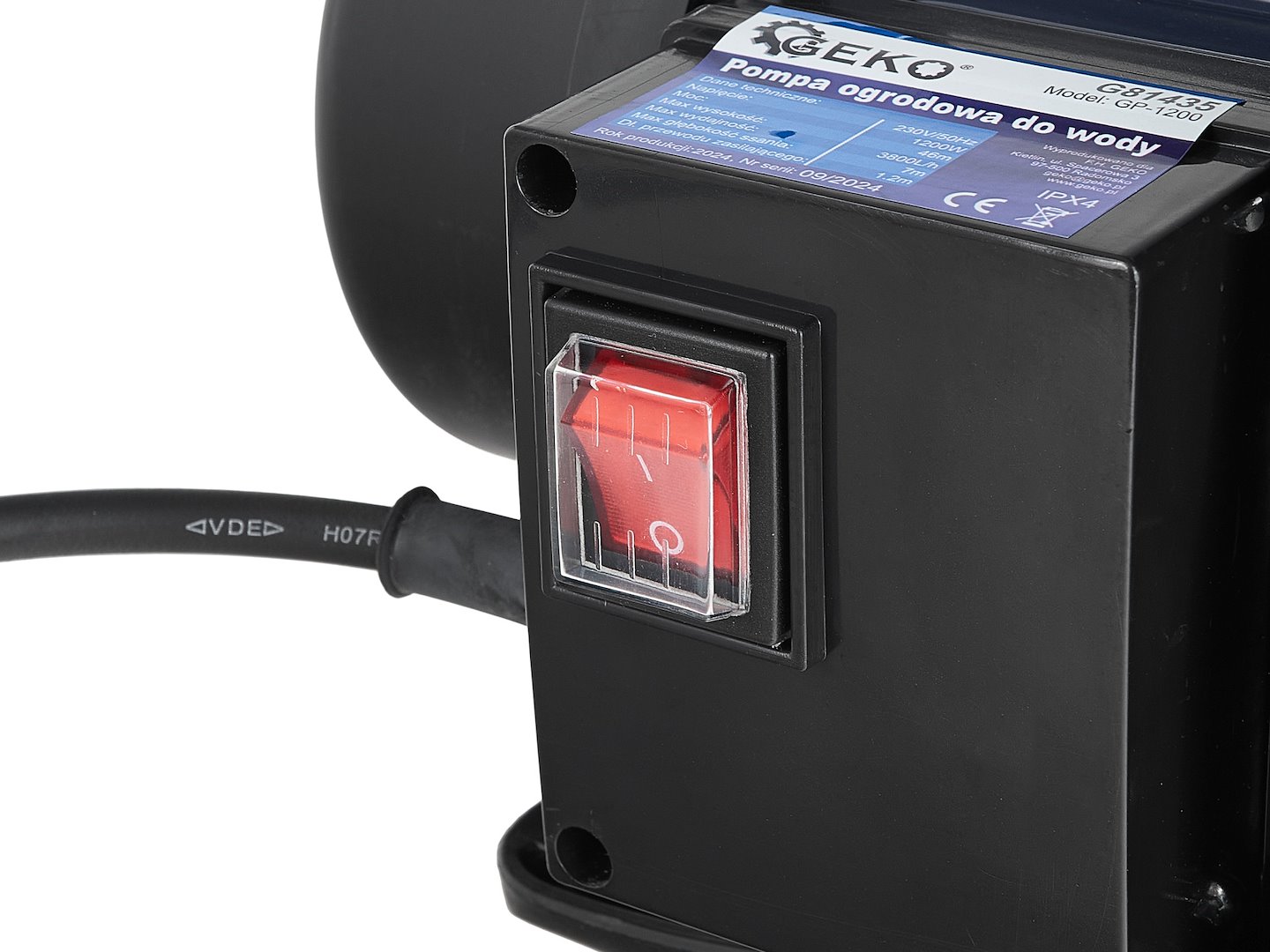 Zahradní čerpadlo na vodu 1200 W G81435 – náhradní/rezervní kus čerpadla Geko 8