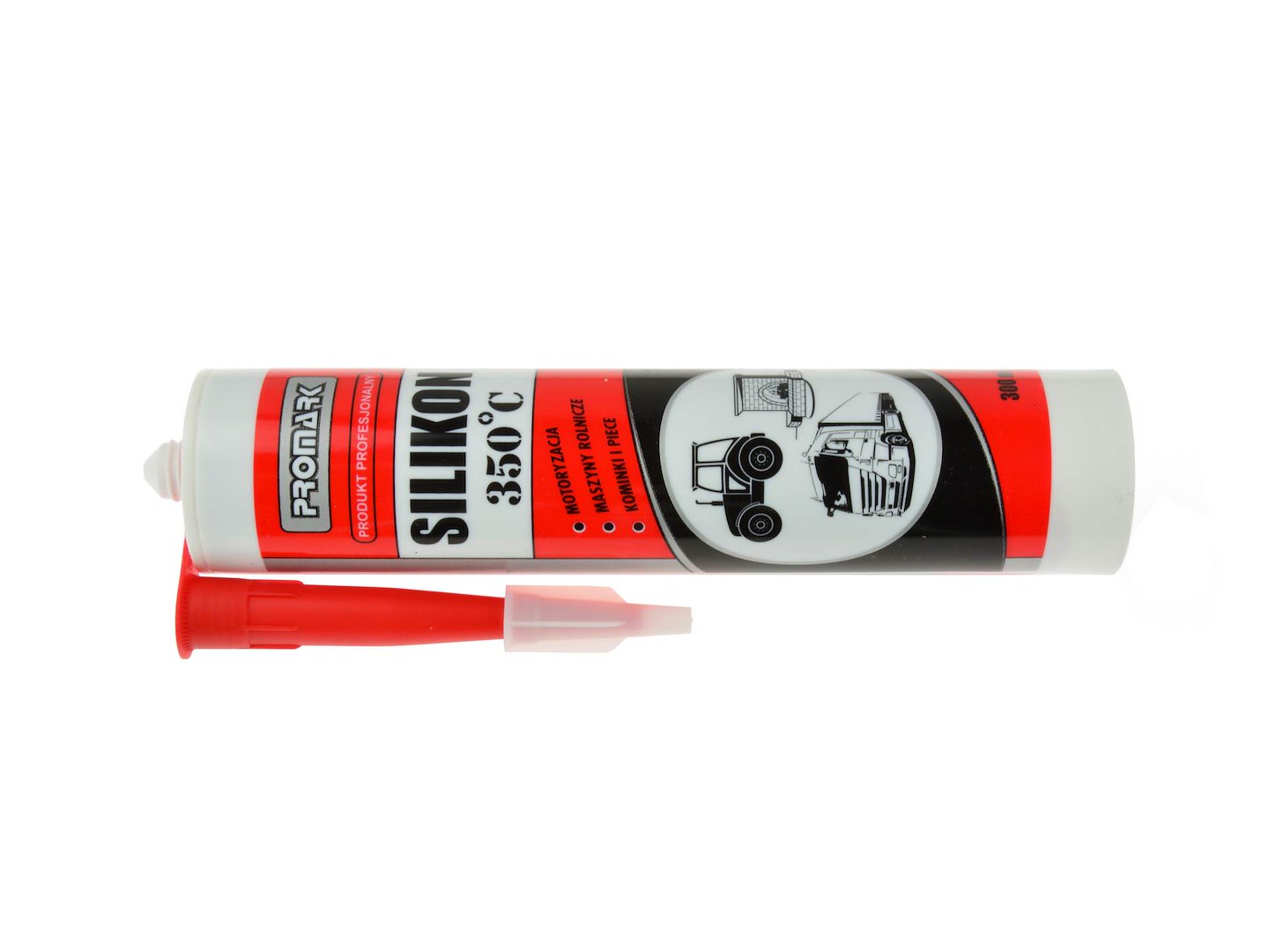 Vysokoteplotní silikon červený 300 ml (15)
