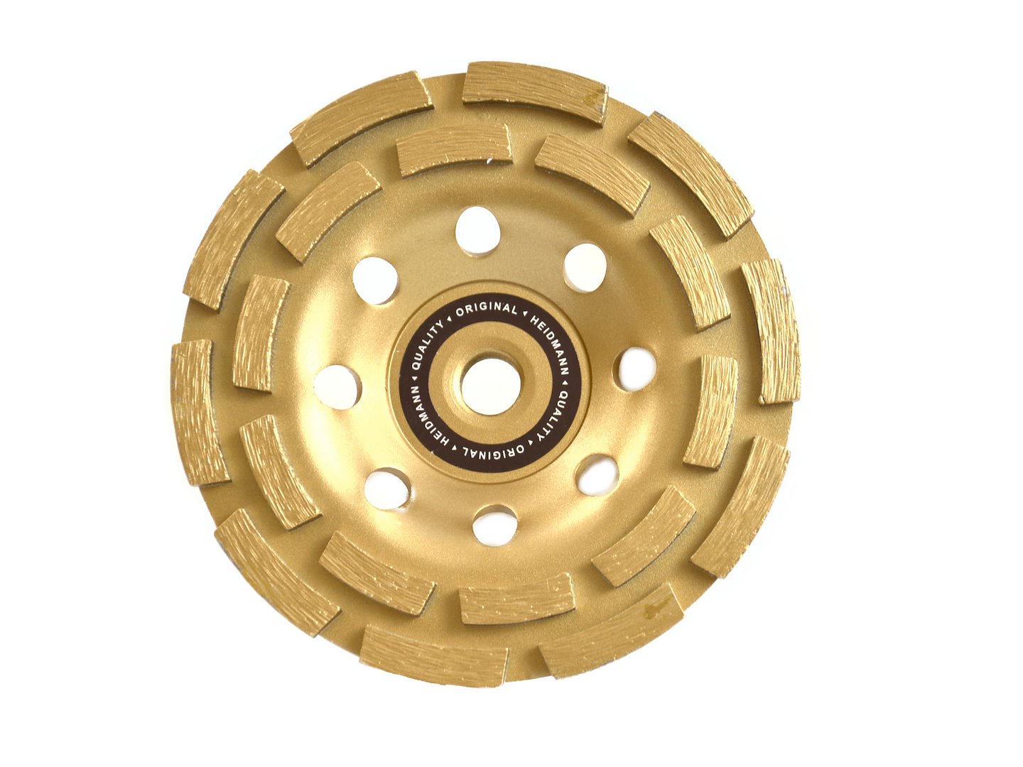 Dvojitý segmentový kotouč pro broušení betonu 125 mm M14 Heidmann (50) 1
