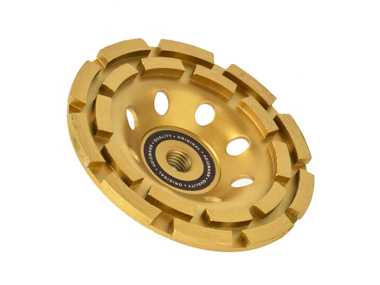 Dvojitý segmentový kotouč pro broušení betonu 125 mm M14 Heidmann (50) 3