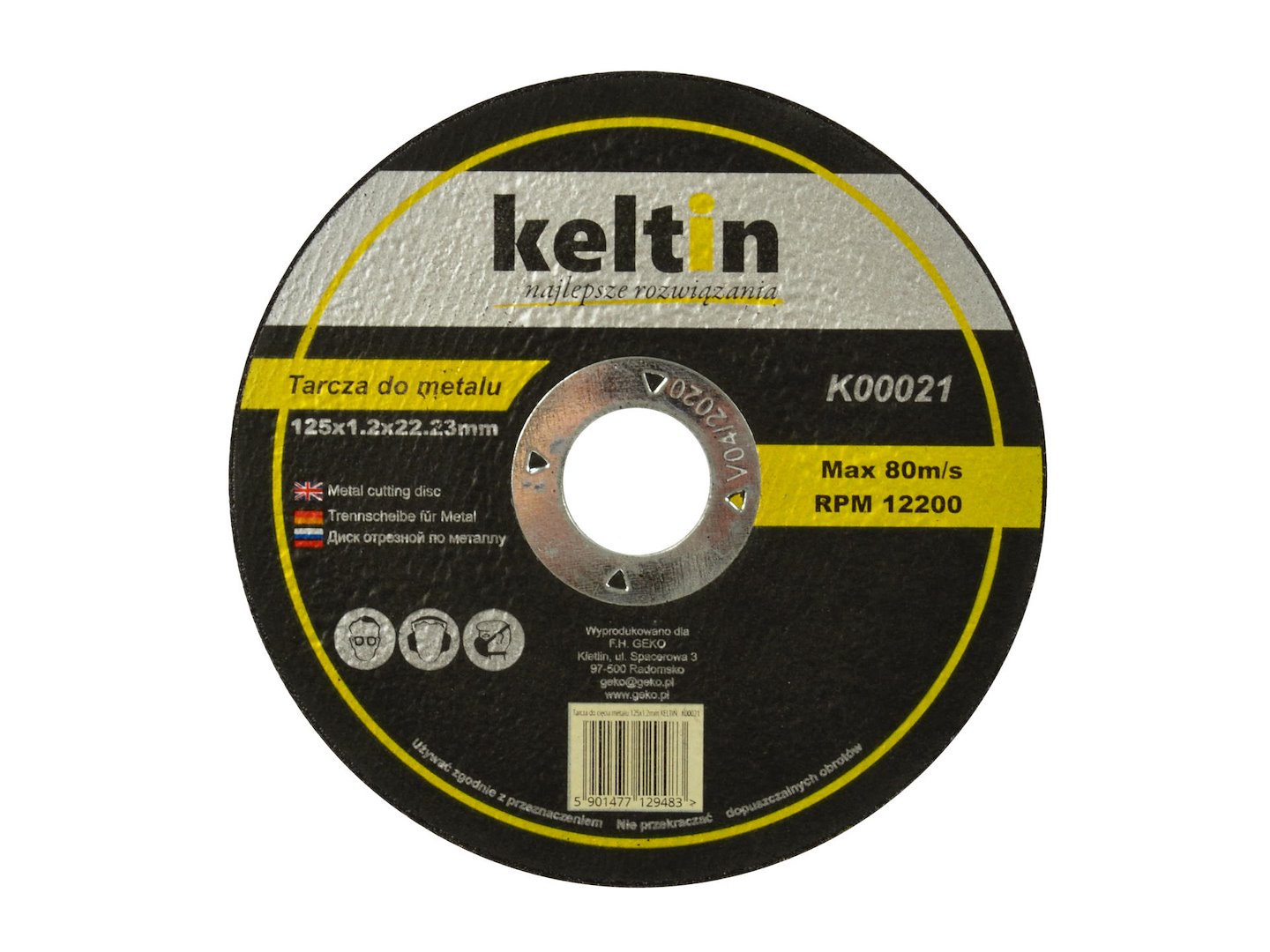 Řezací kotouč na kov 125x1,2 mm KELTIN (25/100/400) 1