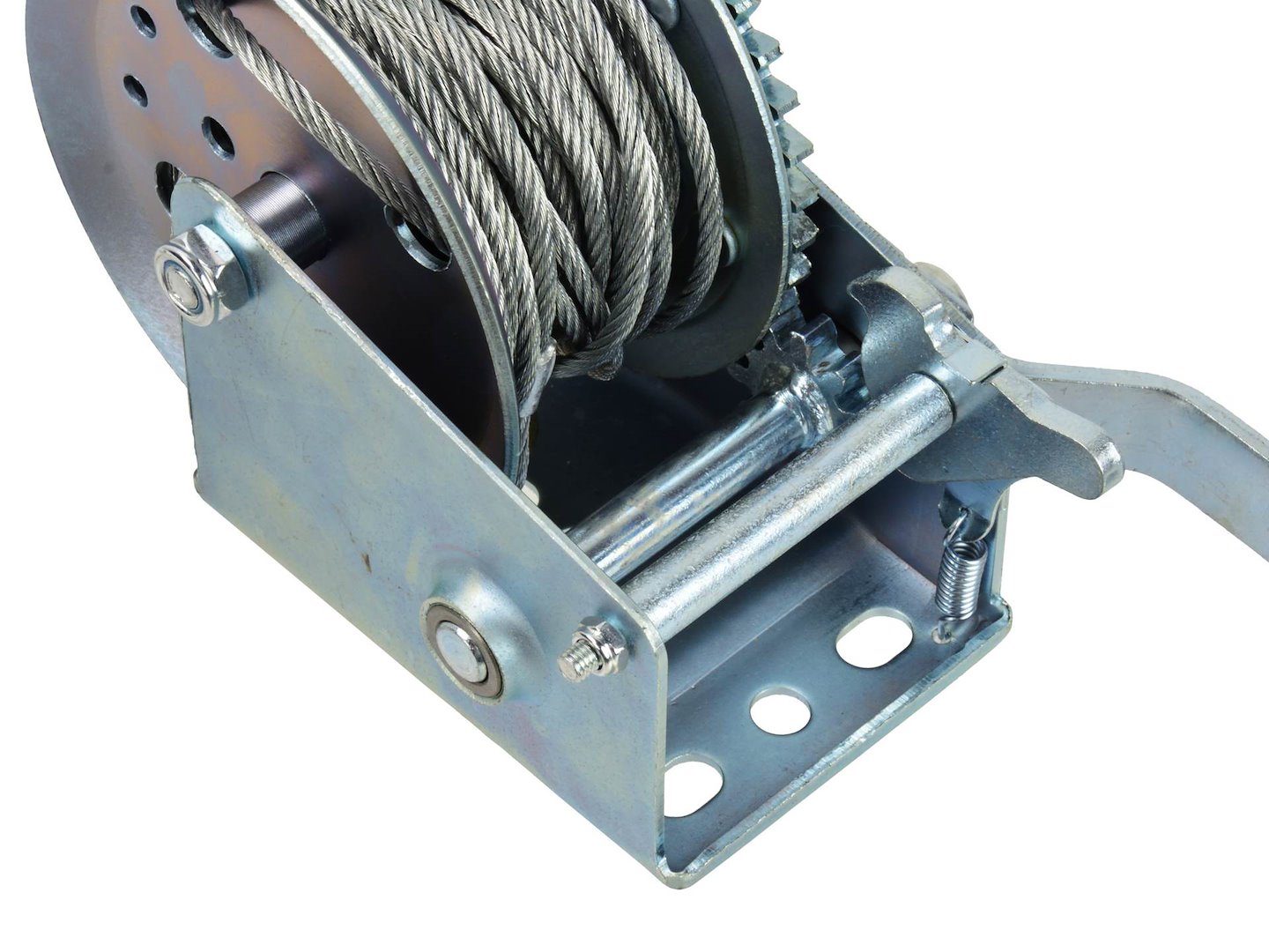 Klikový naviják Geko 1200 LBS – klikový mechanismus a rukojeť