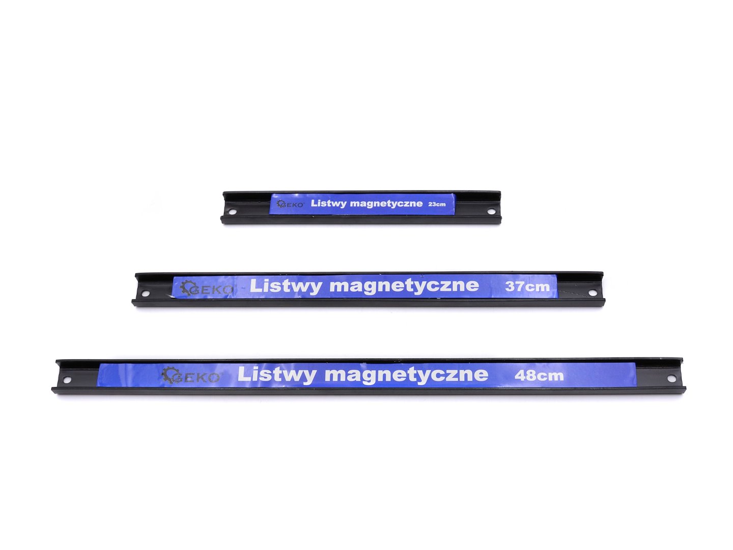 Magnetické lišty Geko – detail magnetu a uchycení nářadí