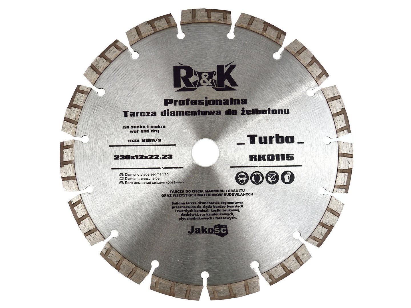Kotouč na železobeton 230x12x22,23 mm Turbo Professional RK (25) 1