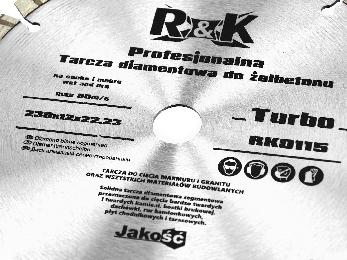 Kotouč na železobeton 230x12x22,23 mm Turbo Professional RK (25) 4