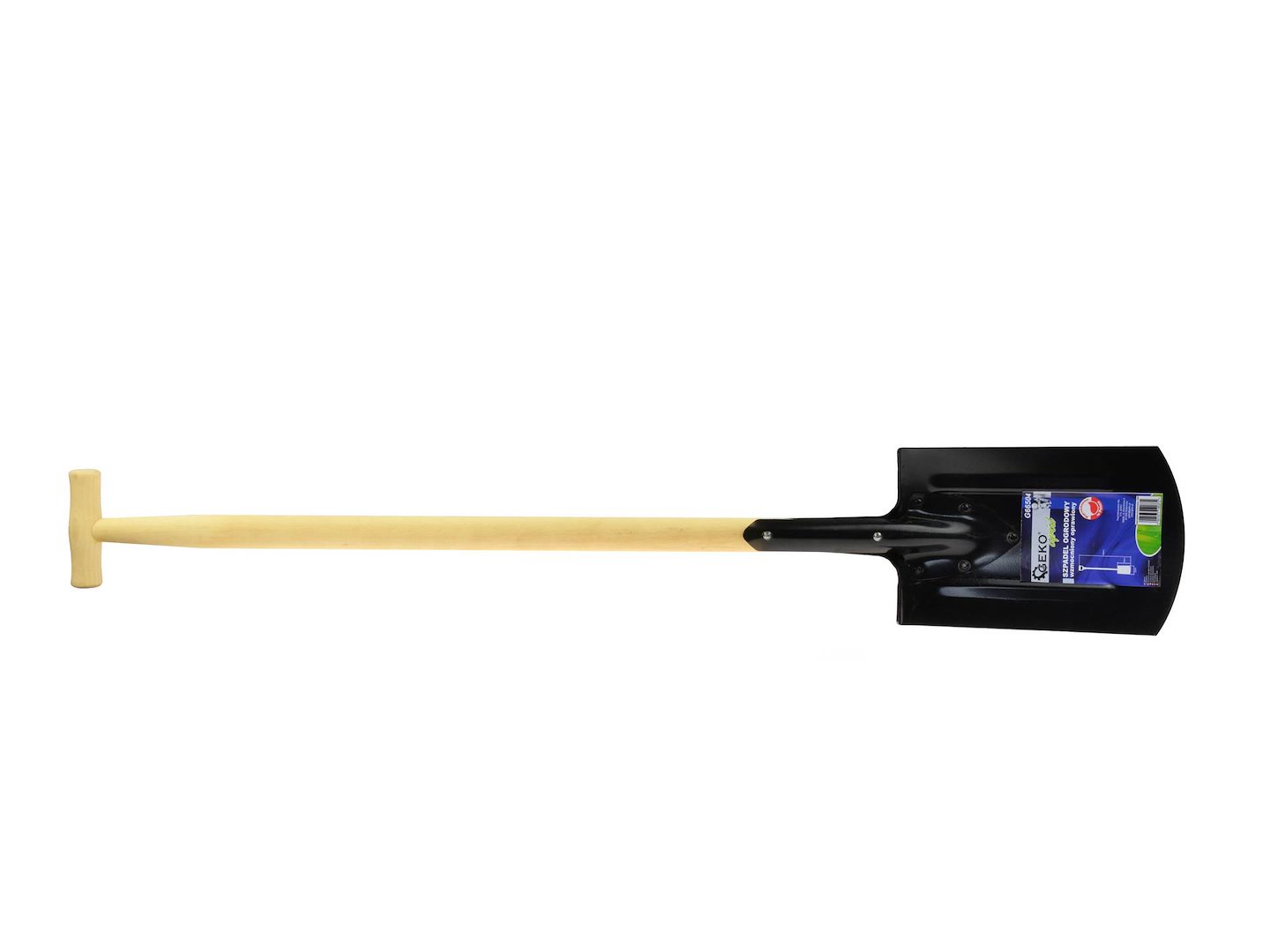 Zesílená zahradní lopata Geko G66504 – detail ocelové čepele
