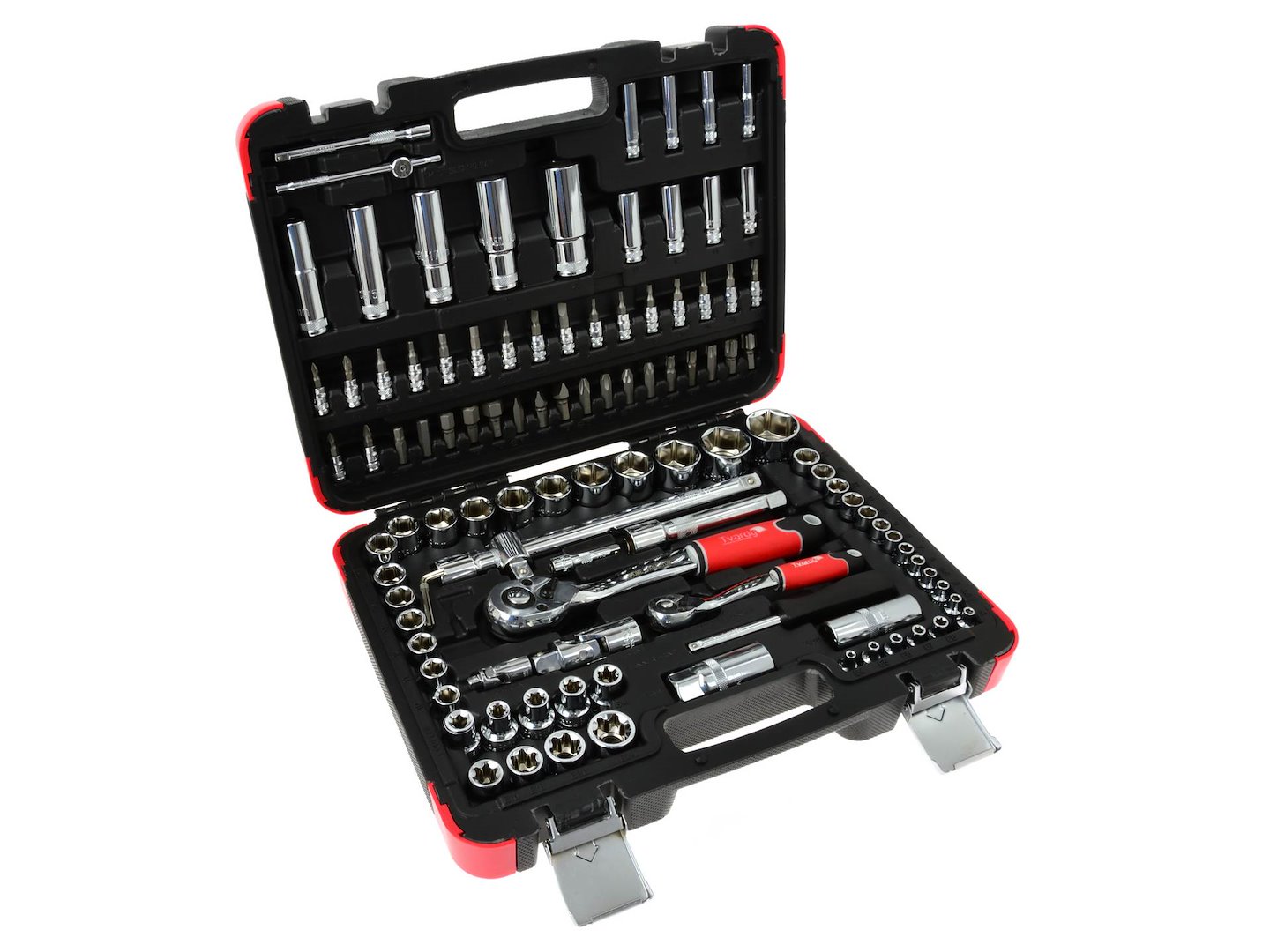 Sada profesionálních nástrčných klíčů 108 ks. 1/4"-1/2" 25GW (4) 1