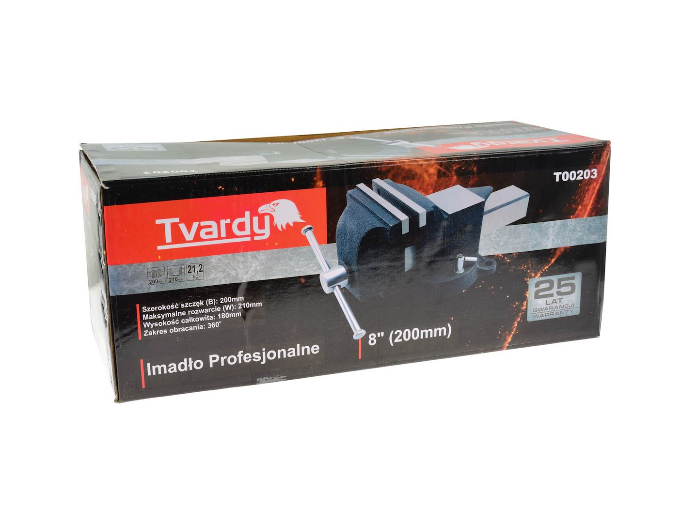 Profesionální svěrák 8" (200 mm) 25GW – Geko 5