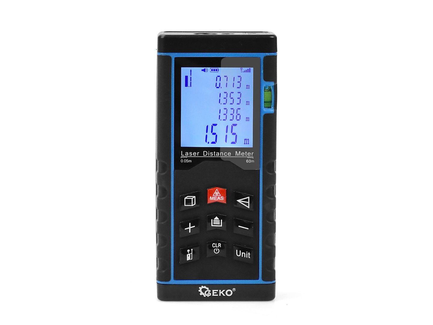Laserový dálkoměr Geko G03351 – celkový pohled