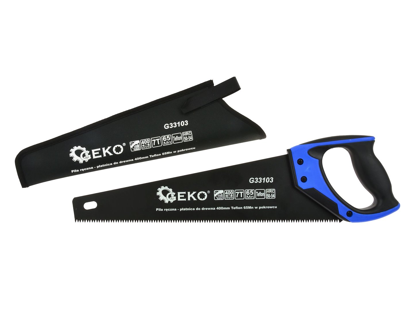 Ruční pila Geko 400 mm PTFE 65Mn – celkový pohled