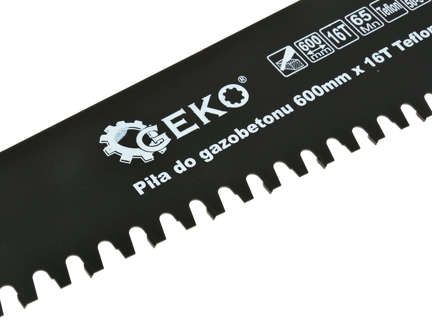 Pila na porobeton Geko 600 mm – detail ozubení 32/16T