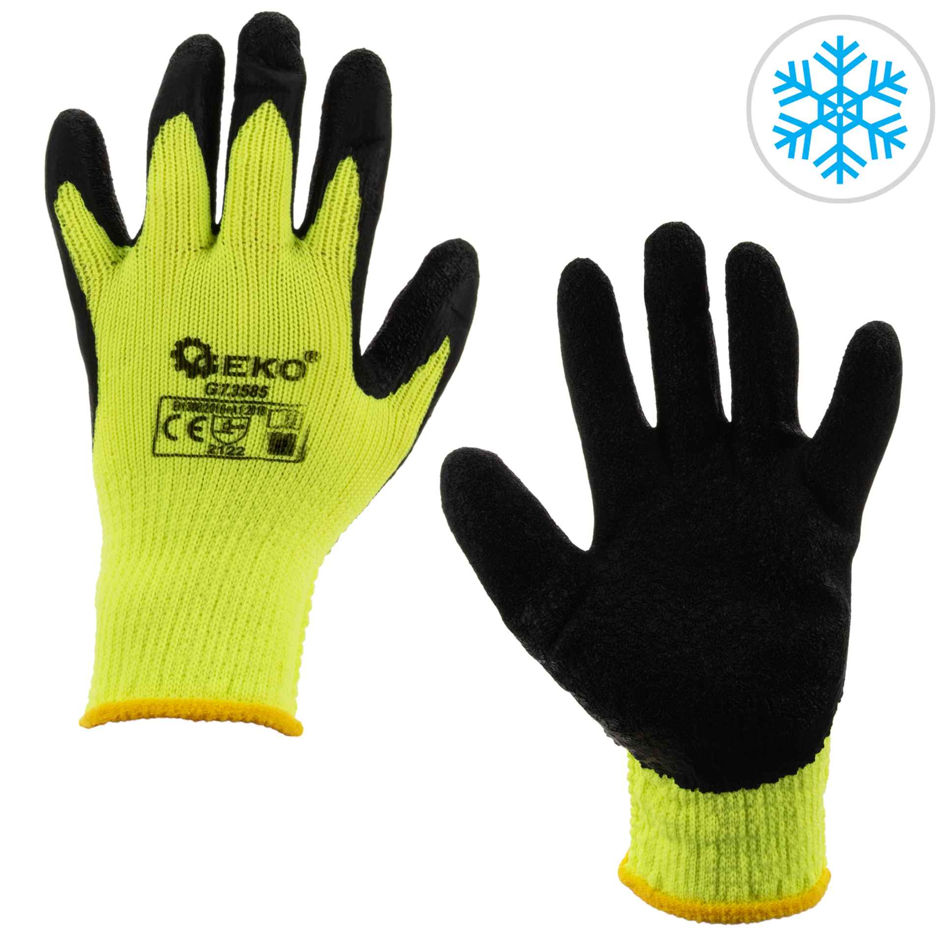 Zimní pracovní rukavice GREEN vel. 9 – celkový pohled