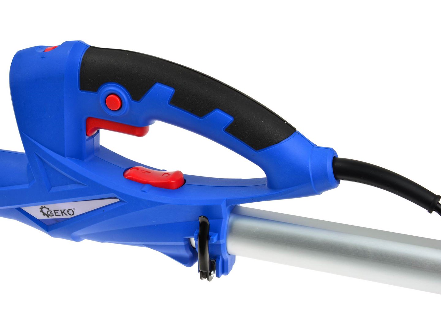 Bruska na omítku žirafa 225 mm – detail brusné hlavy s LED osvětlením