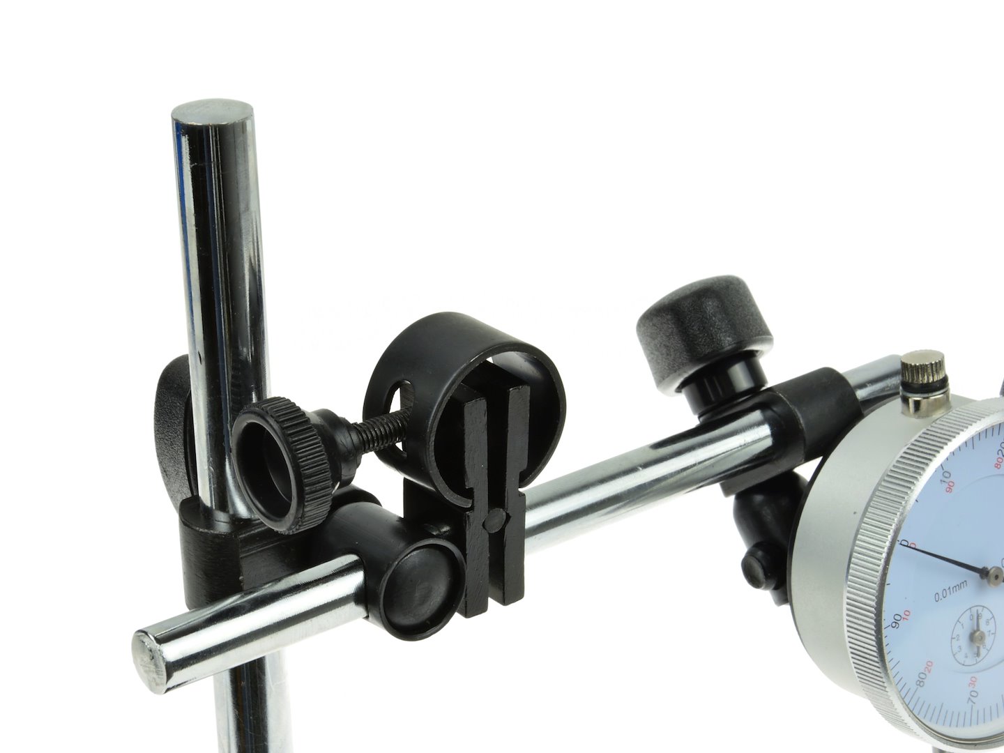 Hodinový senzor 10/0,01 mm na magnetickém stojanu – Geko 4