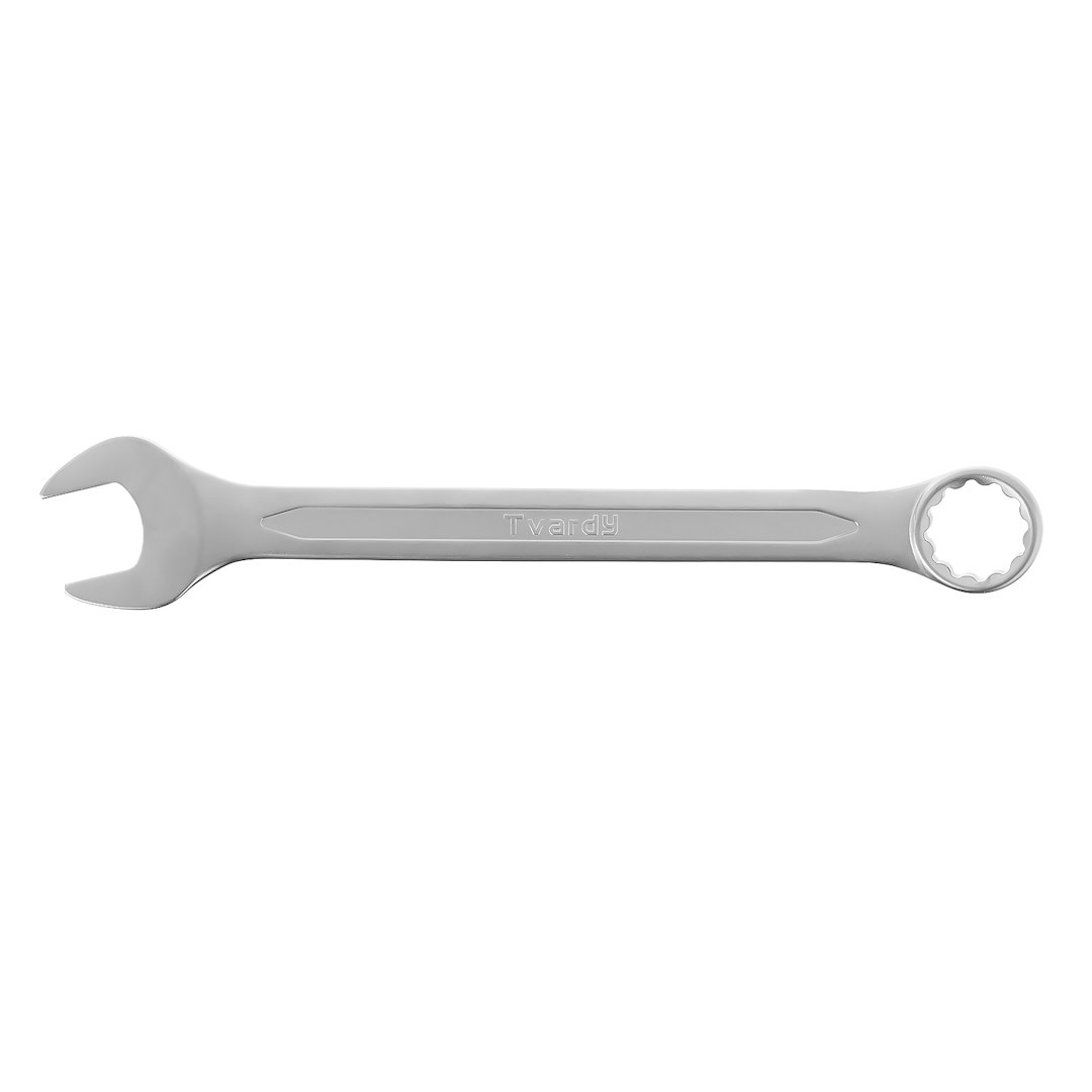Plochý klíč s okem, satinovaný, 23 mm, CRV – Geko DIN 3113A 4
