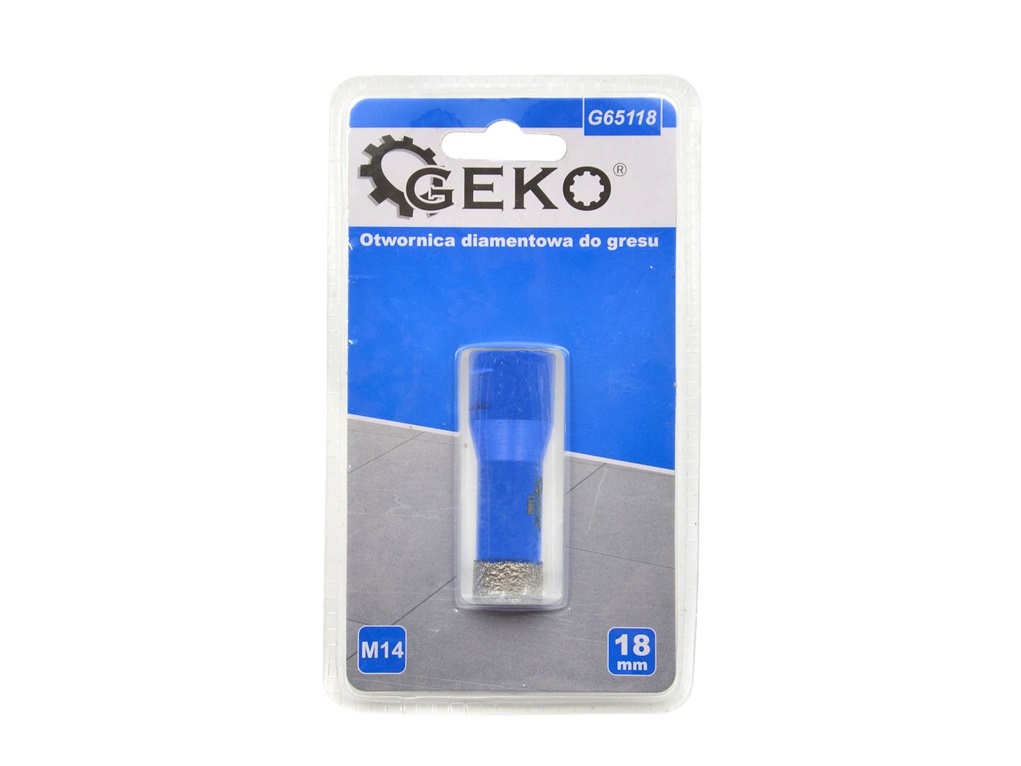 Diamantová fréza na dlaždice 18 mm M14 PROFI – celkový pohled na frézu