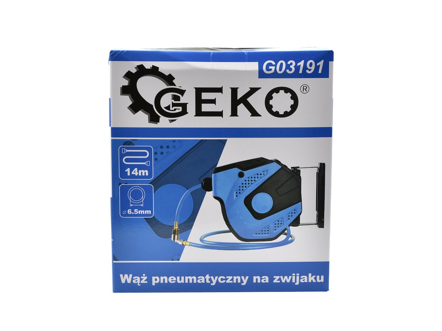 Pneumatická hadice na navijáku 14 m 6,5 x 10 mm – Geko G03191 6
