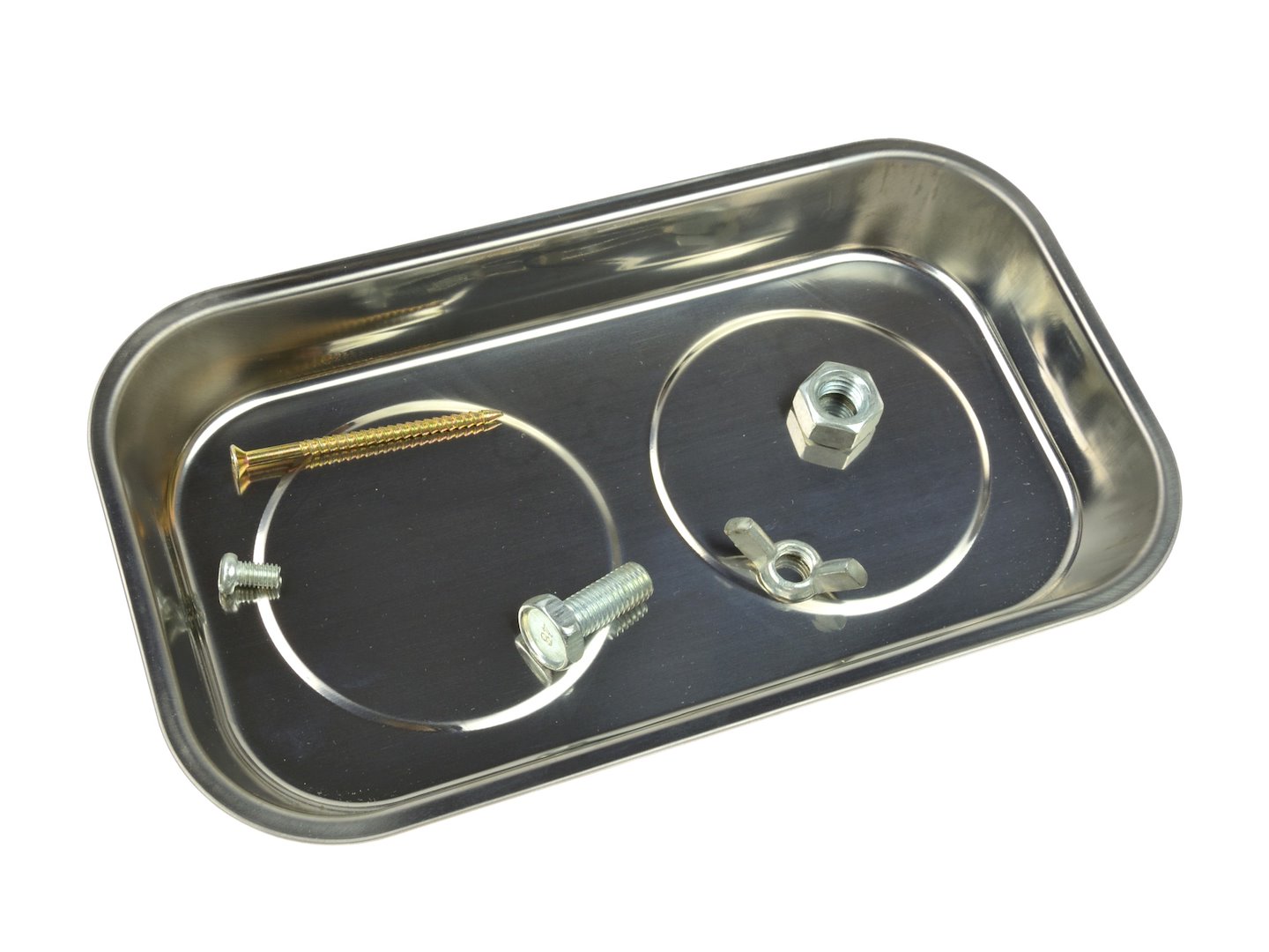 Magnetická miska obdélníková 240x140mm Geko – použití v dílně