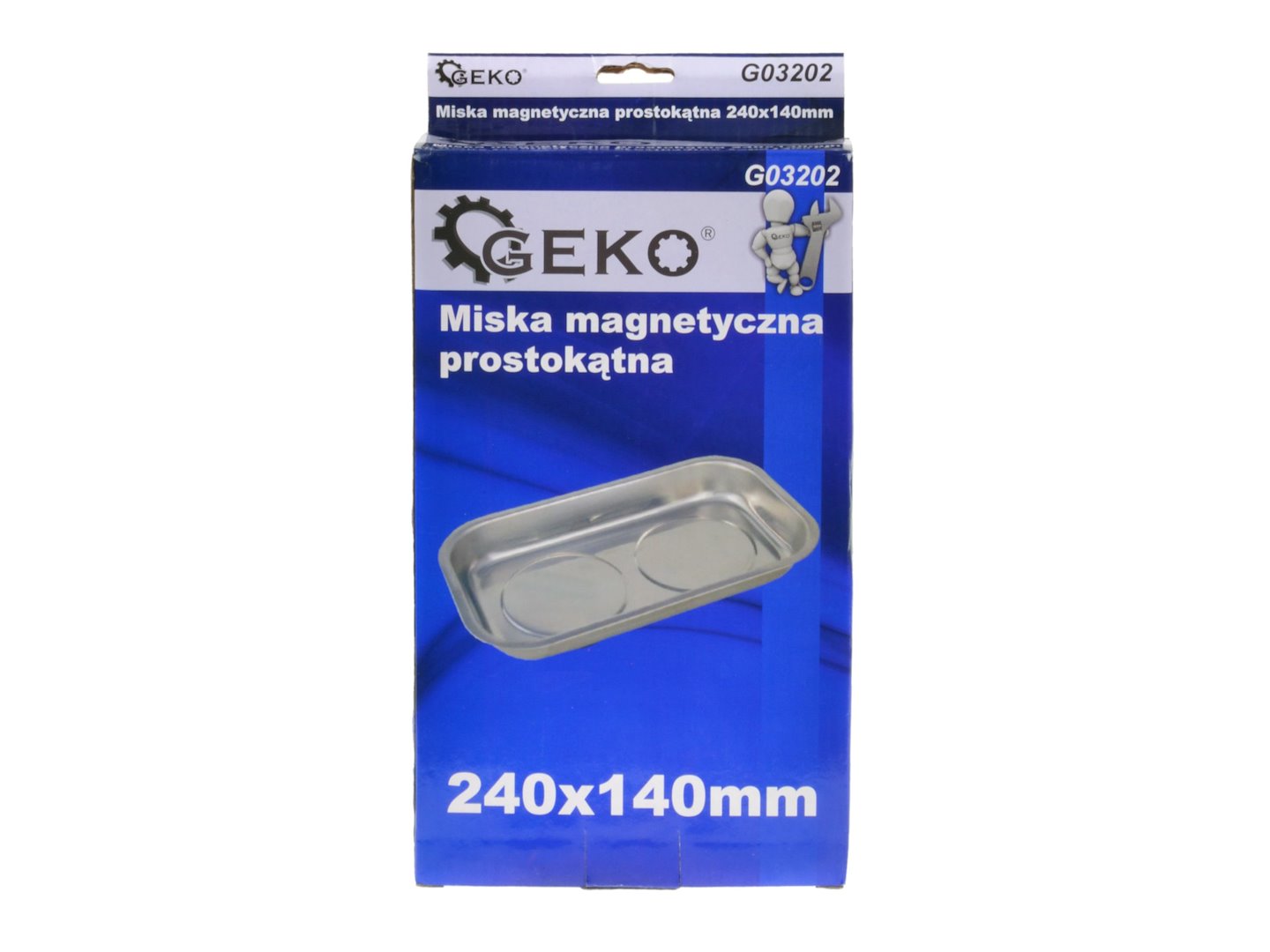 Magnetická miska obdélníková 240x140mm – Geko G03202 4