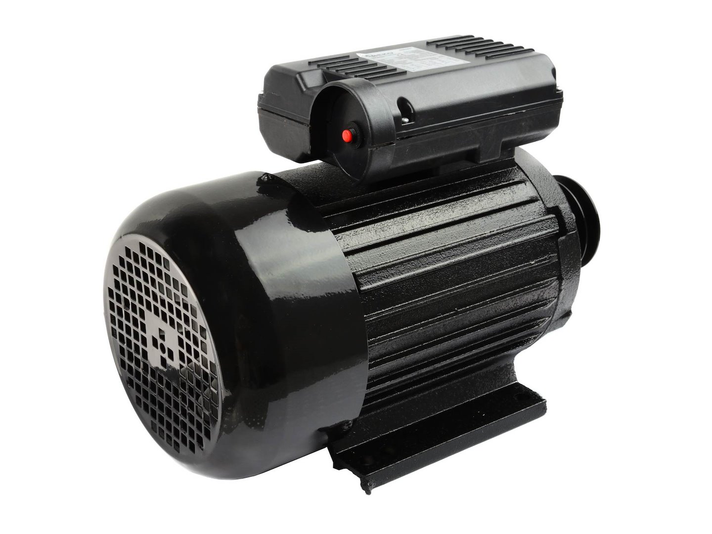 Elektromotor Geko 3 kW 230 V — detail připojení a hřídele
