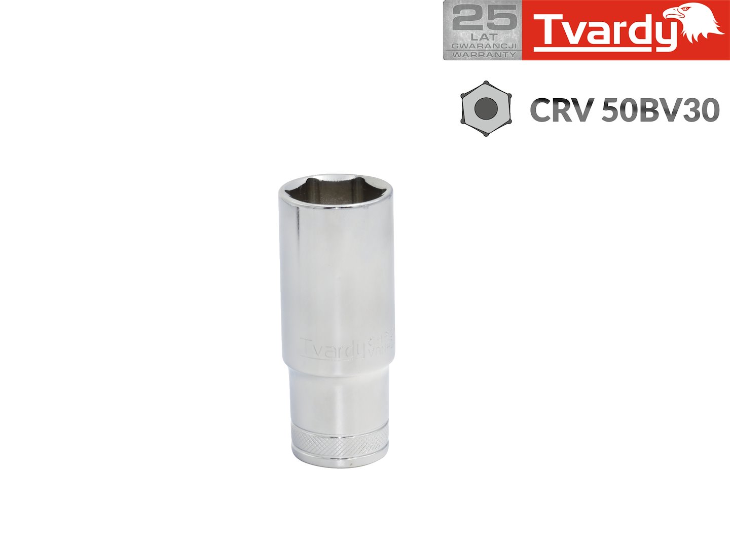 Šestihranná dlouhá hlavice 1/4 12 mm Geko – pohled na hlavici