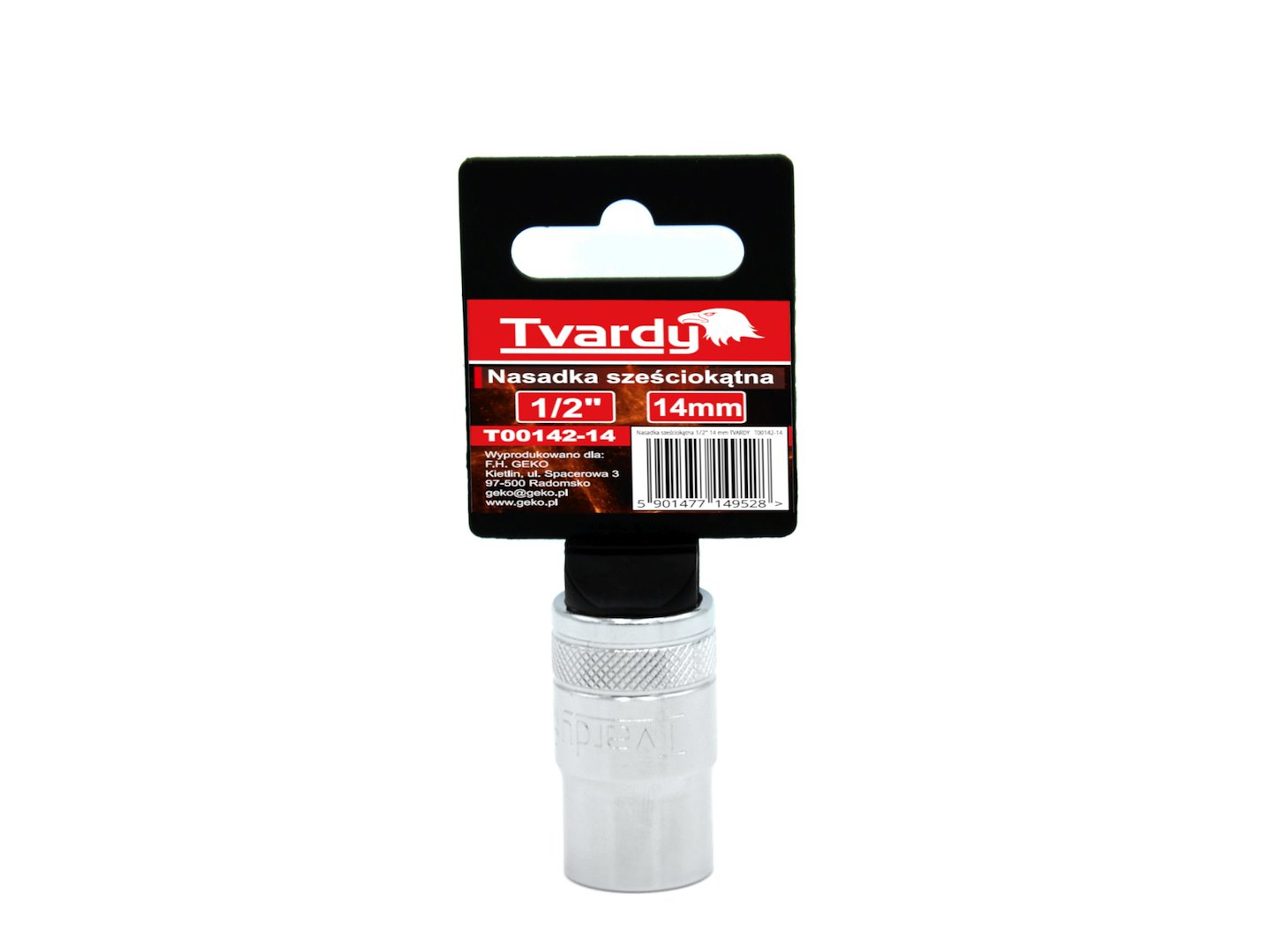 Šestihranná nasadka 1/2 14 mm Geko TVARDY – detail připojení