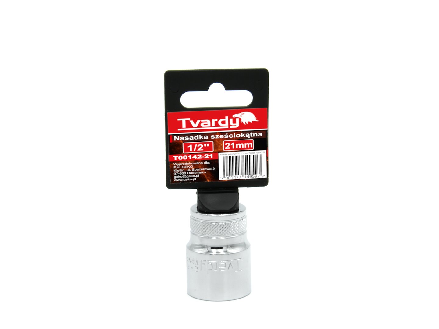 Šestihranná nasadka 1/2 21 mm TVARDY Geko – detail připojení