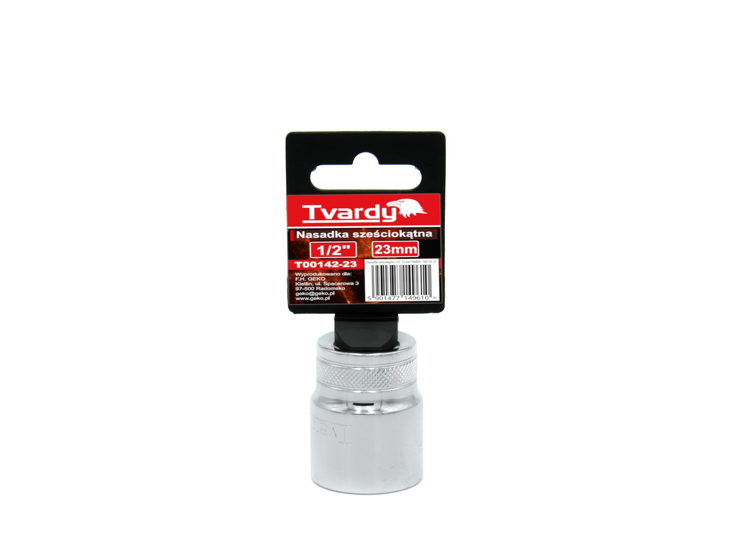 estihranná nasadka 1/2 23 mm Geko – detail připojení