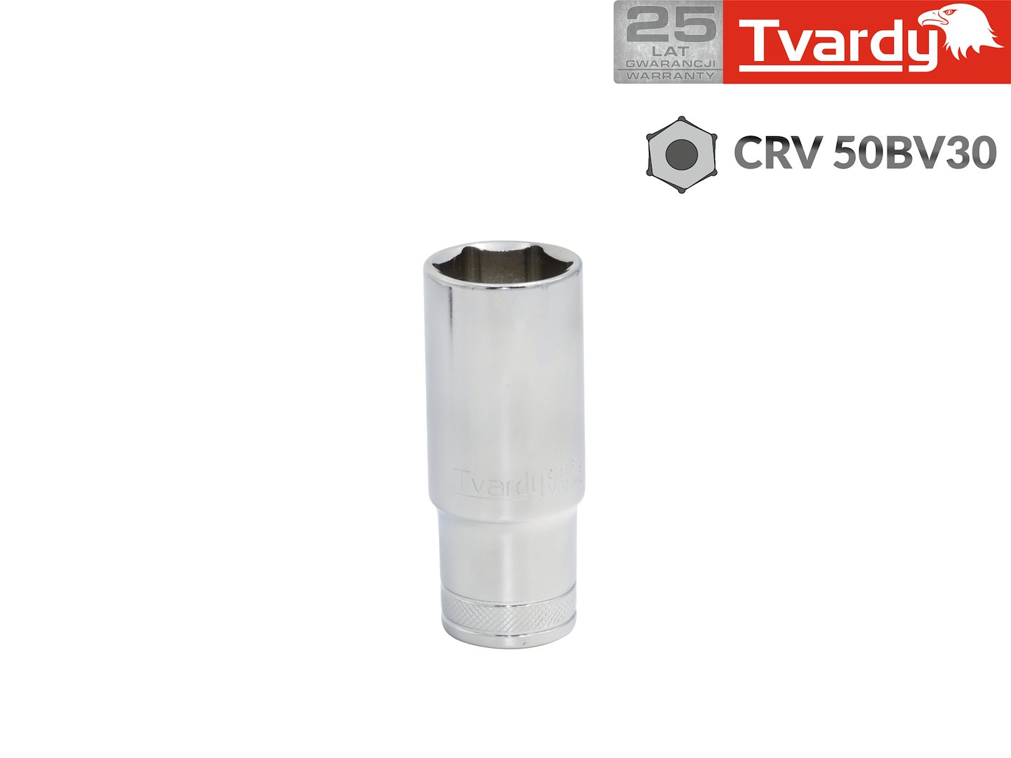 Šestihranná dlouhá nasadka 1/2 8 mm Geko – pohled na nasadku