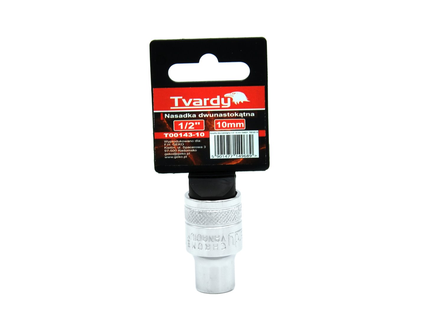 Dvanáctihranná nasadka 1/2 10 mm TVARDY – detail připojení