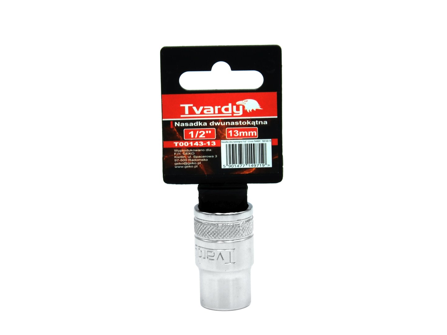 Dvanáctihraná nasadka 1/2" 13 mm TVARDY (10/100) 2