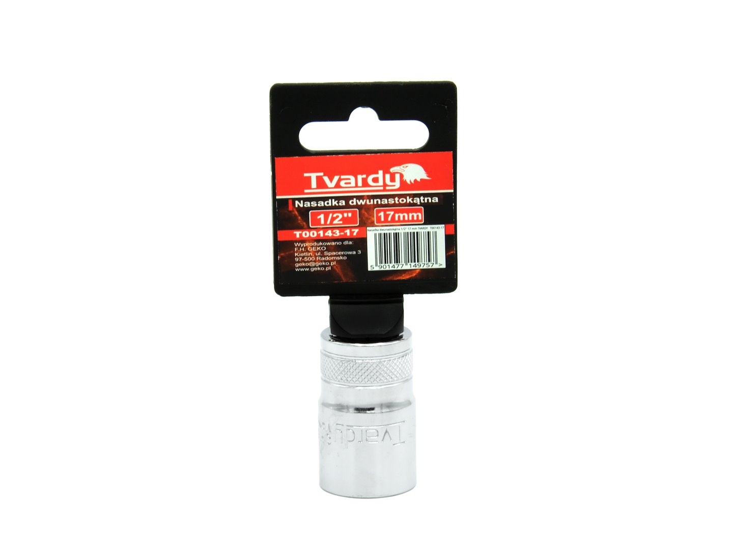 Dvanáctihranová nasadka 1/2" 17 mm TVARDY (10/100) 2
