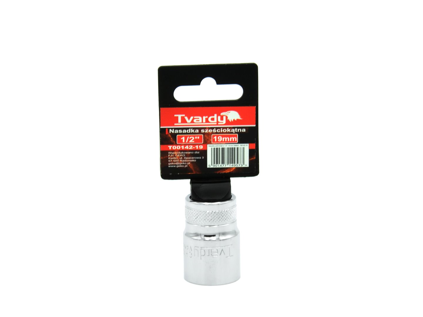 Dvanáctihranová nasadka 1/2" 19 mm TVARDY (10/100) 2