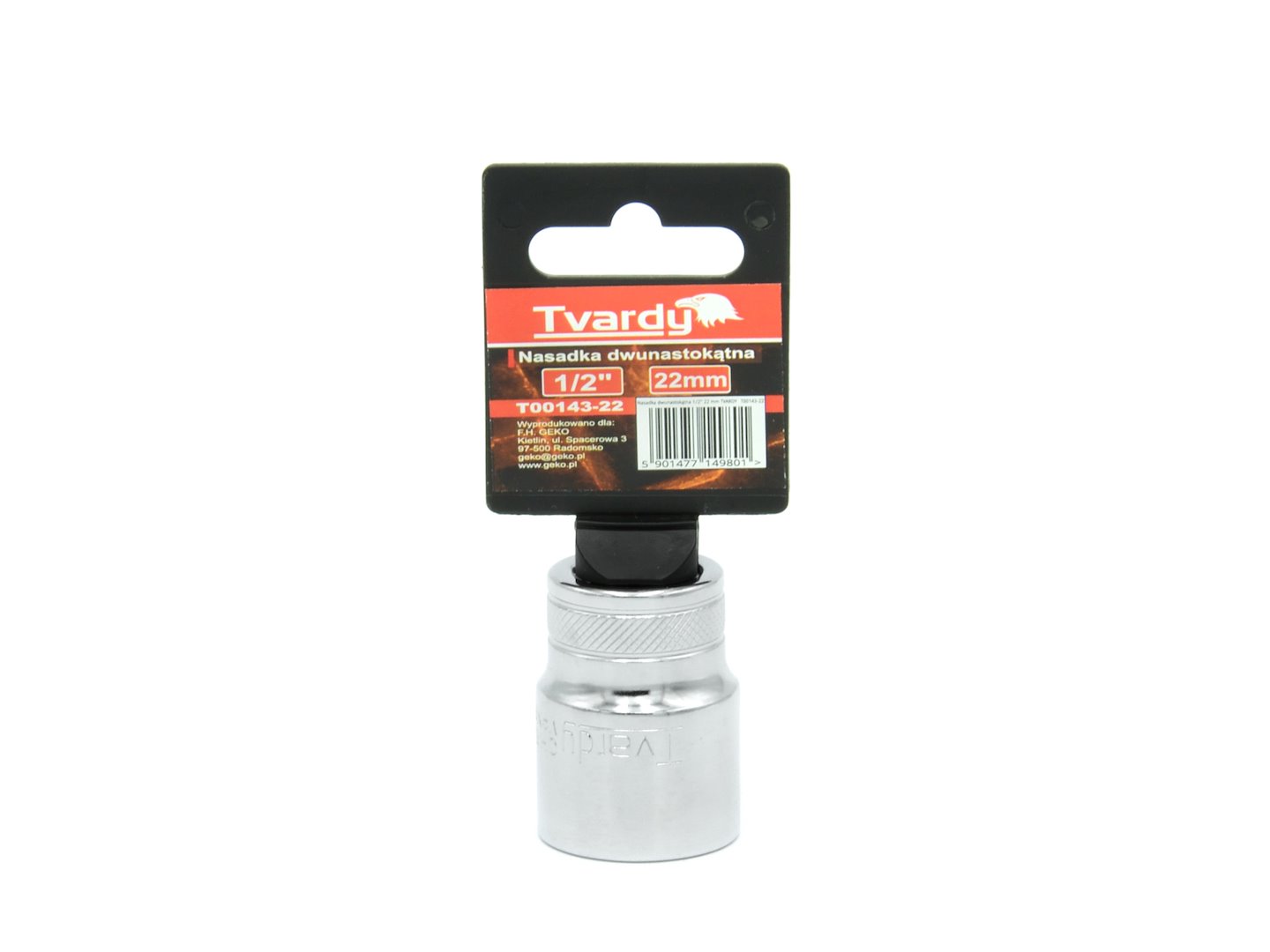 Dvanáctihranná nasadka 1/2 22 mm Geko – detail dvanáctihranného profilu