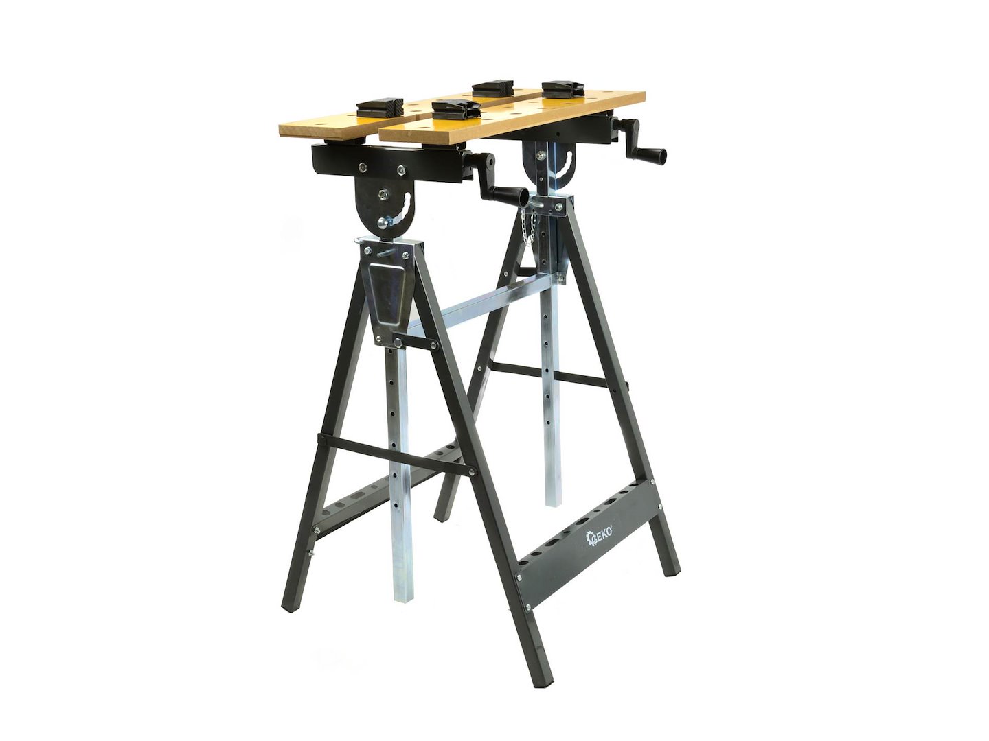 Pracovní stůl Geko Premium – detail pracovní desky s měřítkem