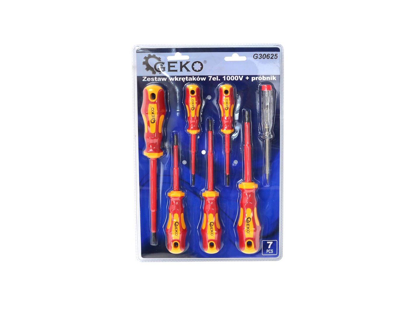 Sada šroubováků 7 ks. 1000 V + tester model č. 1 (24) 1