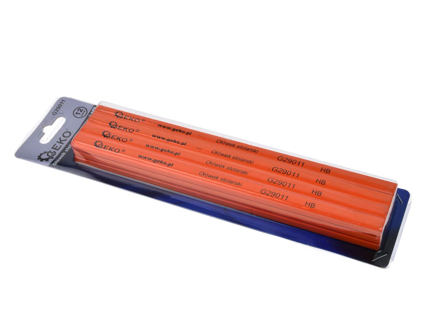 Tesařská tužka 245 mm HB Geko – celkový pohled na tužku