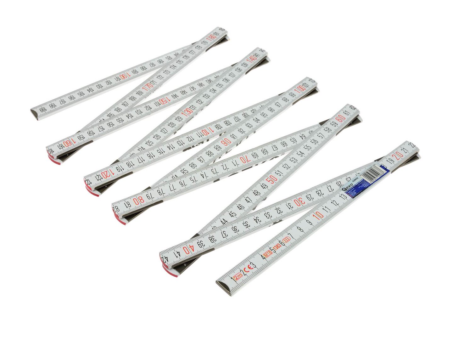 Dřevěná měrka 2 m GEKO PREMIUM – celkový pohled