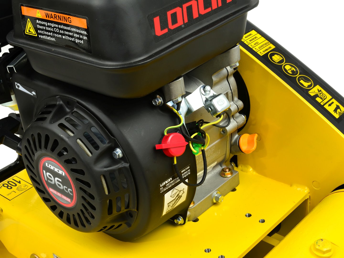 Zhutňovač spalovací Geko CNP140C – 20,0 kN, motor Loncin 6,5 HP 6